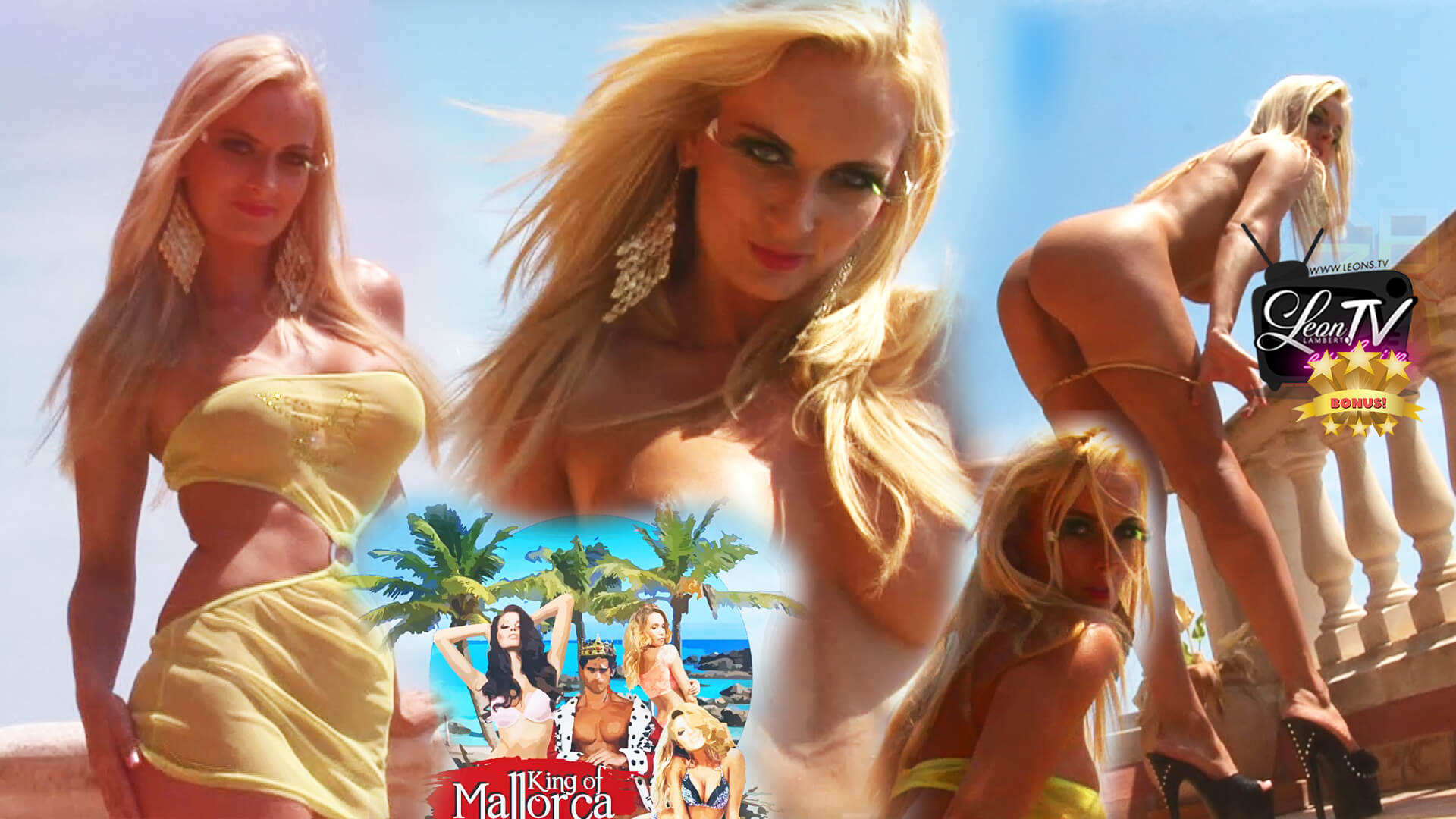On Hills and High Heels, Blonde Bombshell goes Full Naked, Wild and Under Mallorca´s Sun Hotter than Hell